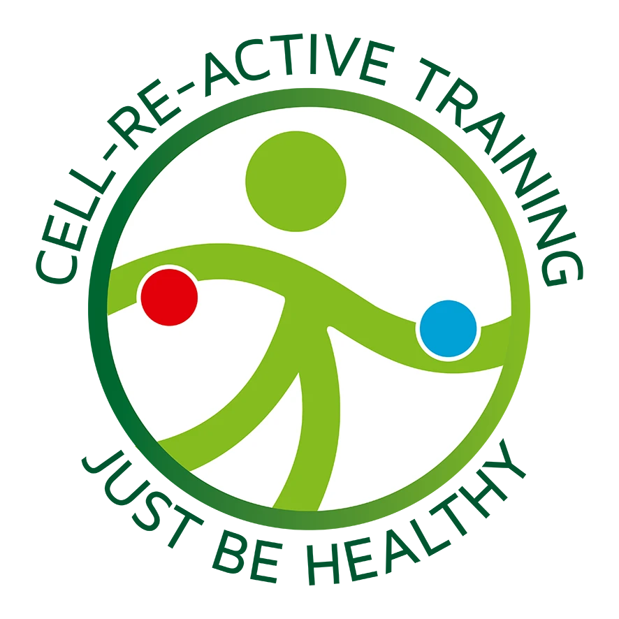 Offizielles Logo: Cell-Re-aktiv Training – Just be healthy